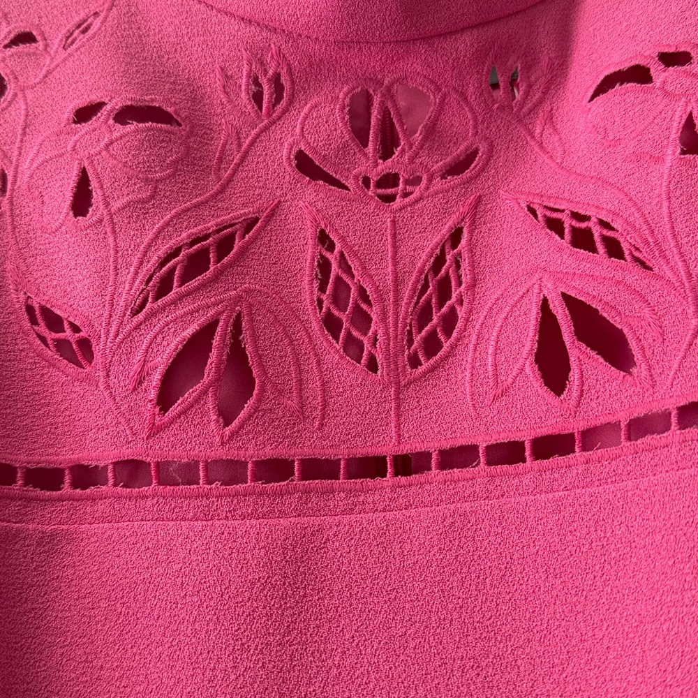 Sleeveless Pink Shift Dress - Elegant Summer Style - Picture 2 of 6